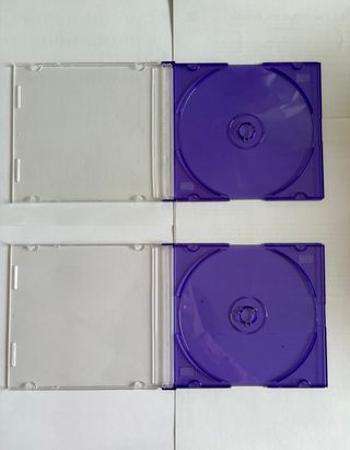 Pack 4 Cajas CD: 2 Azules y 2 Moradas