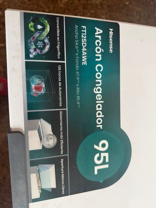 Arcón Congelador Hisense 95L Blanco