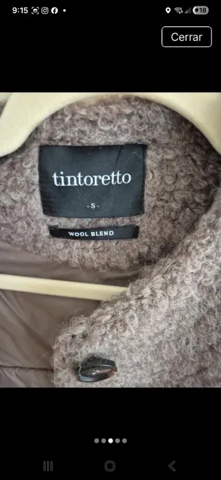 Chaqueta Tintoretto gris Talla S