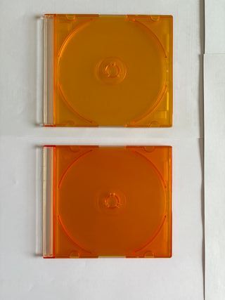 Pack 2 Cajas CD Amarillas Vacías
