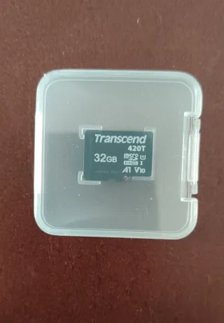 4 Tarjetas Micro SD 32GB Transcend