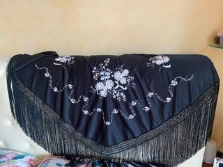 Scialle Spagnolo, Ricamato, Nuovo