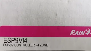 Programador Riego Rain Bird ESP-9V 4 zonas, nuevo