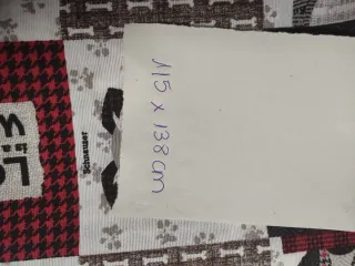 Tela con estampado de perros