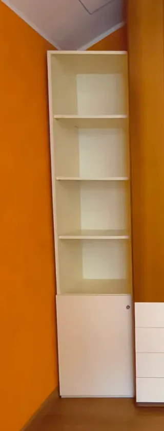 Libreria contenitore bianca