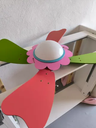 Ventilador infantil flor con Iluminación