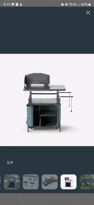 Mueble Cocina Camping Plegable