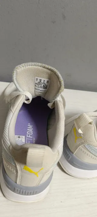 Zapatillas Puma R78 Talla 38 Beige/Azul