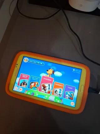 Tablet Samsung Kids Tab 3 Naranja/Amarillo