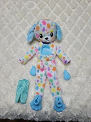 Disfraz para barbie peluche con accesorios