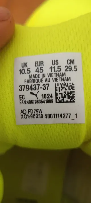 Zapatillas de running amarillas