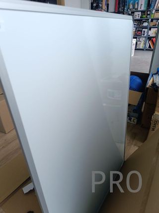 Pizarra blanca móvil de doble cara, 1200x900mm