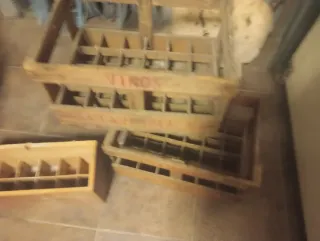 Cajas de madera antiguas (2 unidades)