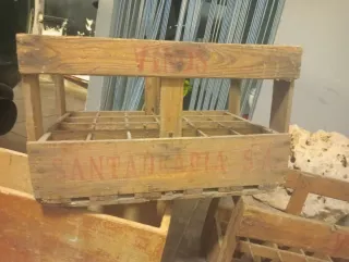 Cajas de madera antiguas (2 unidades)