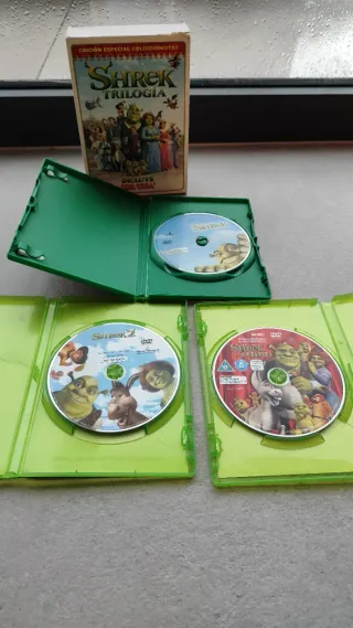 Pack 3 DVDs Shrek Trilogía Edición Coleccionistas