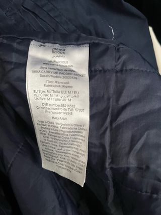 Abrigo premamá Mamalicius azul