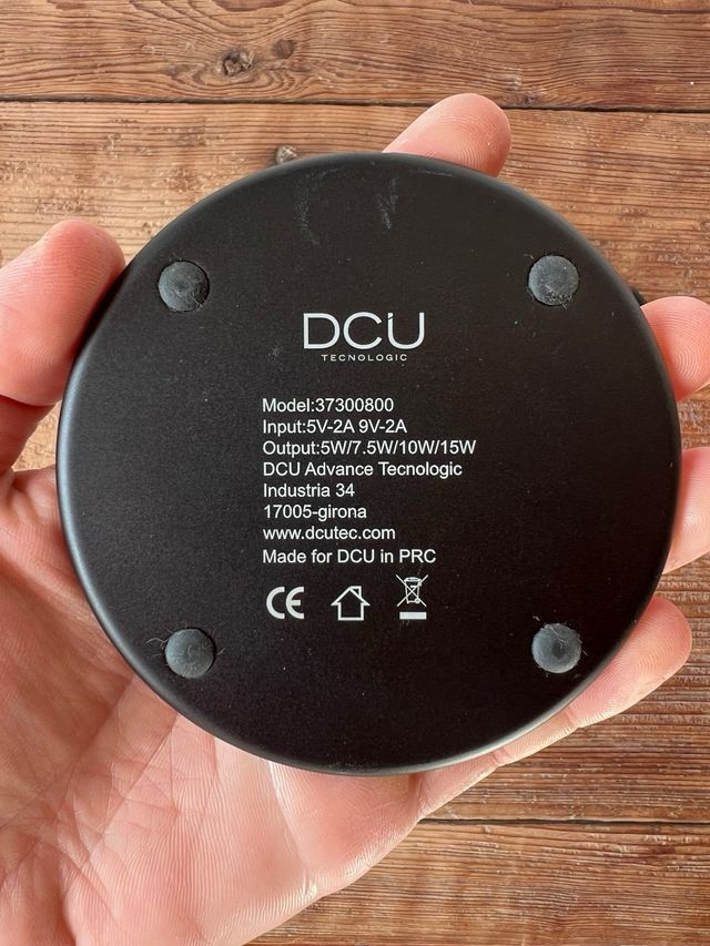 Cargador Rápido Inalámbrico DCU 15W