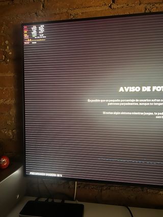 TV LG OLED 48 con defecto