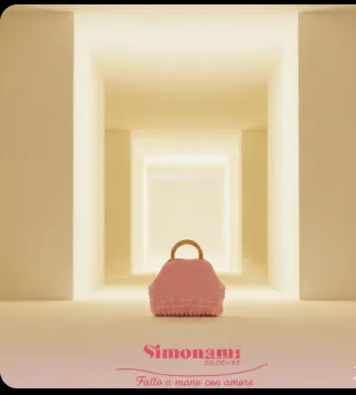 ​ Borsa SIMONAMI Uncinetto: Pink Summer Edition