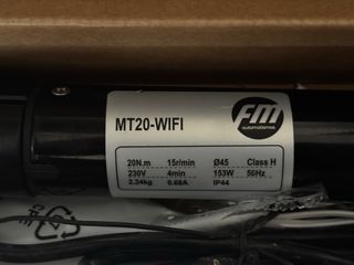 Motor Persiana MT20/MT30/MT50-WIFI - FM con mando
