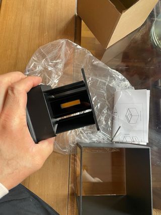 Aplique de pared moderno negro