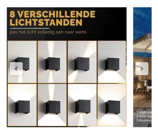 Aplique de pared moderno negro