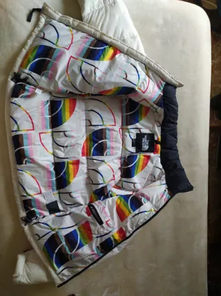 Plumífero The North Face Blanco y Negro