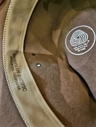 Sombrero de hombre marrón