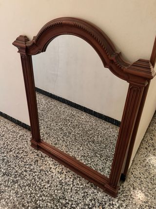 Espejo Grande Madera Clásico