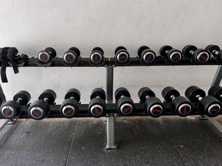 Juego Mancuernas 2.5-25kg + Soporte