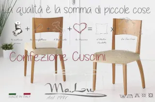 Set 6 Cuscini Sedia  Grigio