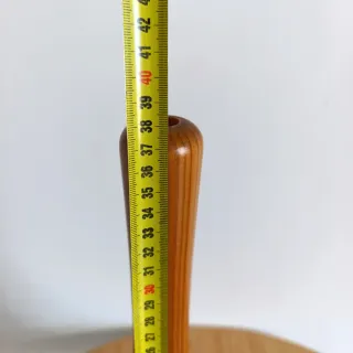 Lampara madera 39 cm