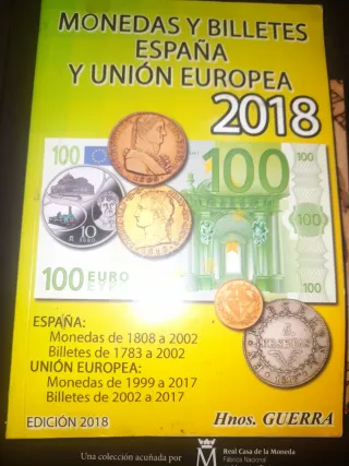 Monedas y Billetes España Unión Europea 2018