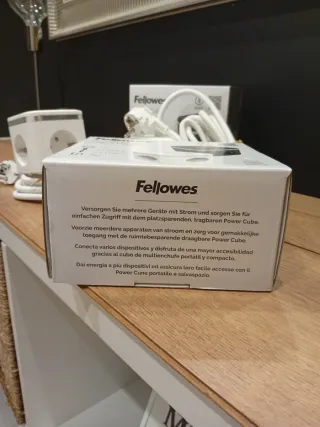 Cubo de Enchufe Portátil Fellowes USB
