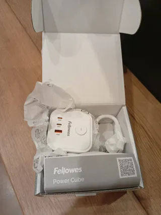 Cubo de Enchufe Portátil Fellowes USB