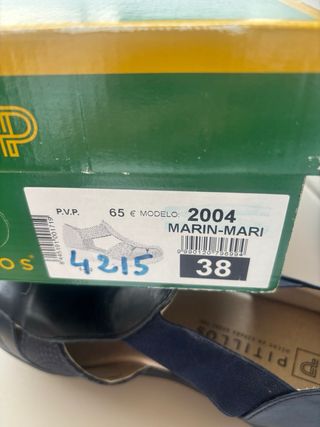 Zapatos Pitillo Azul Talla 38 Nuevos
