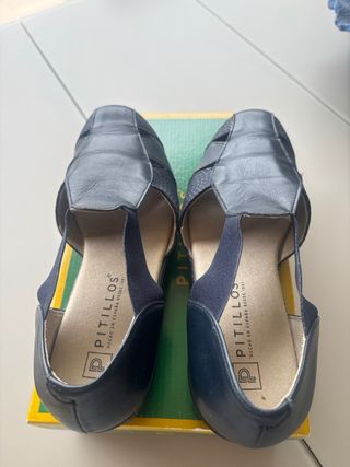 Zapatos Pitillo Azul Talla 38 Nuevos