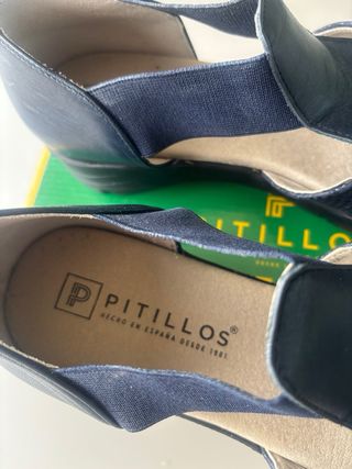 Zapatos Pitillo Azul Talla 38 Nuevos