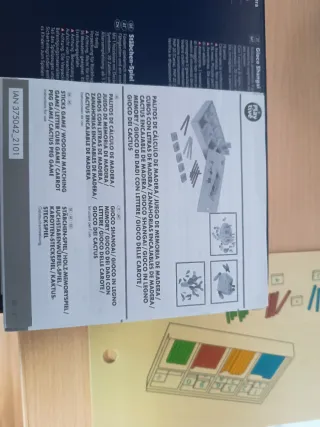 Juego de cálculo de madera Montessori