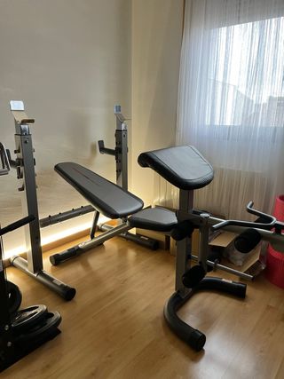 Banco de pesas multifuncional