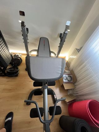 Banco de pesas multifuncional