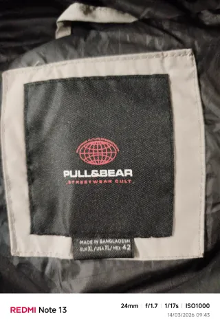 Chaqueta acolchada hombre