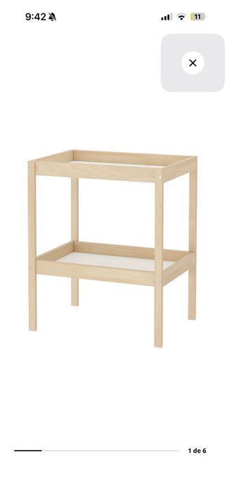 Cambiador Bebé IKEA Blanco/Haya
