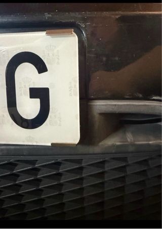 Soportes Matrícula Acero Inoxidable Coche/remolque