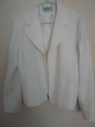 Chaqueta Blanca Mujer