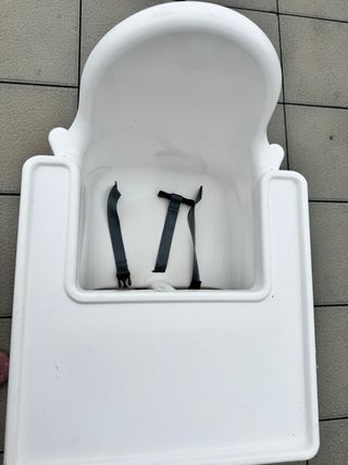 Trona bebé Ikea blanca