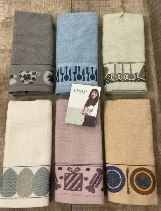 Set 6 strofinacci cucina