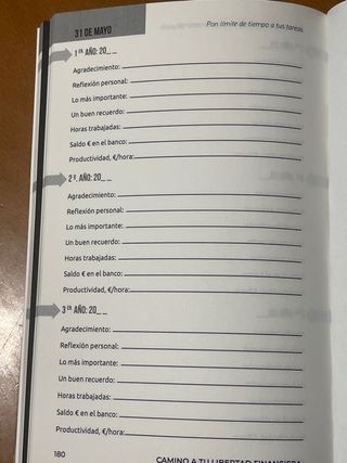 DIARIO: Camino a tu libertad financiera