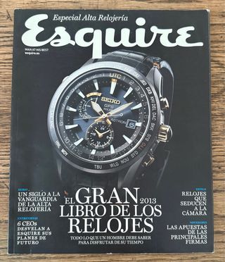 Revistas Esquire big Watch Book