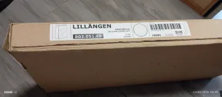 Armario con espejo LILLÅNGEN blanco